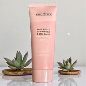 Spathecary Collagen Pink Sugar In-Shower Body Balm NEW PC